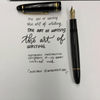 Montblanc Meisterstuck Calligraphy Fountain Pen - 146 Black - Curved Nib ( Limited production) - Pen Boutique Ltd