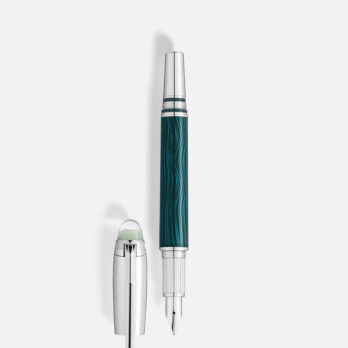Montblanc Starwalker Fountain Pen - PolarGreen Metal - Pen Boutique Ltd