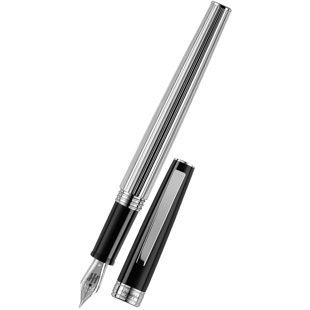 Montegrappa Armonia Fountain Pen - Duetto Black-Pen Boutique Ltd