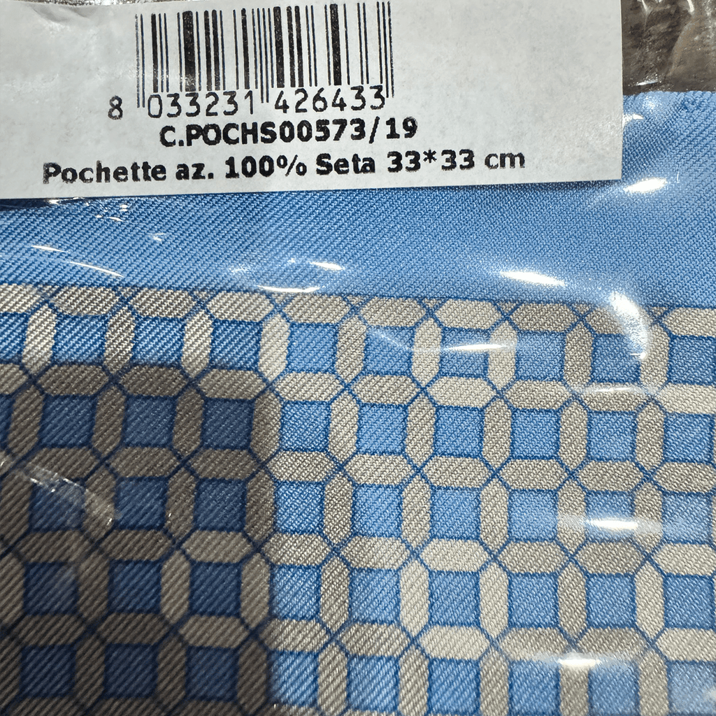 Montegrappa Silk Scarf - Sky Blue - Pen Boutique Ltd