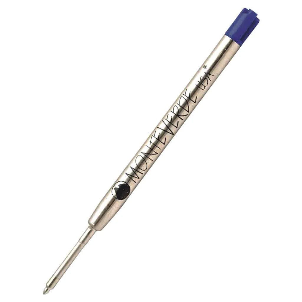 Monteverde Soft Ballpoint Refill (to fit Parker) - Blue/Black - Extra Fine Point (1/pack) - Pen Boutique Ltd