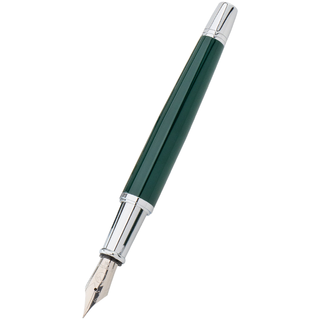 Monteverde Impressa Green with Chrome Trim Fountain Pen-Pen Boutique Ltd