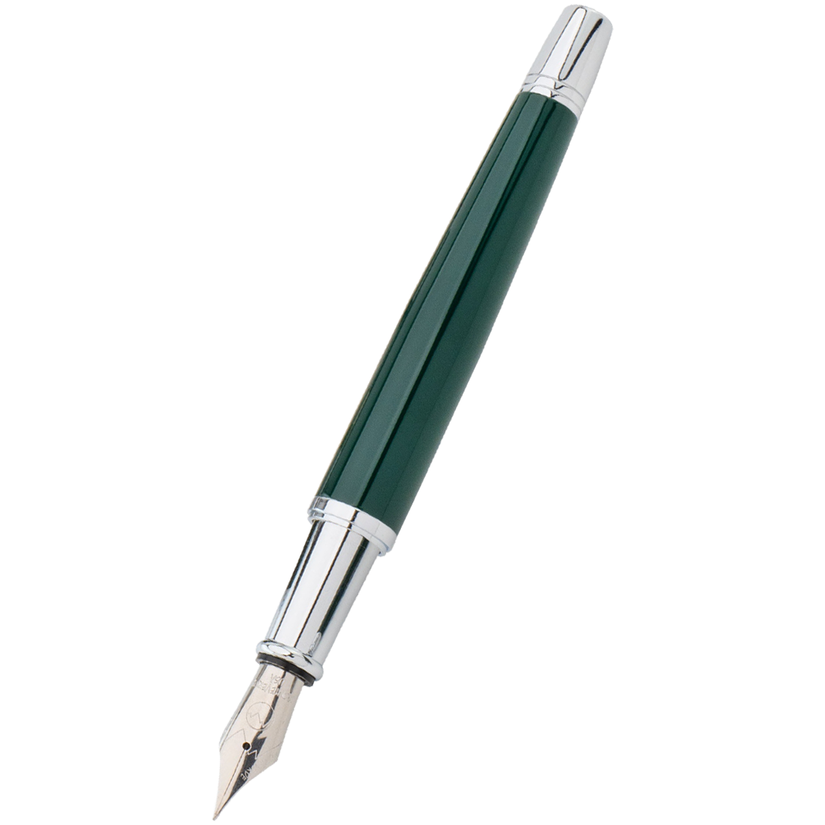 Monteverde Impressa Green with Chrome Trim Fountain Pen-Pen Boutique Ltd