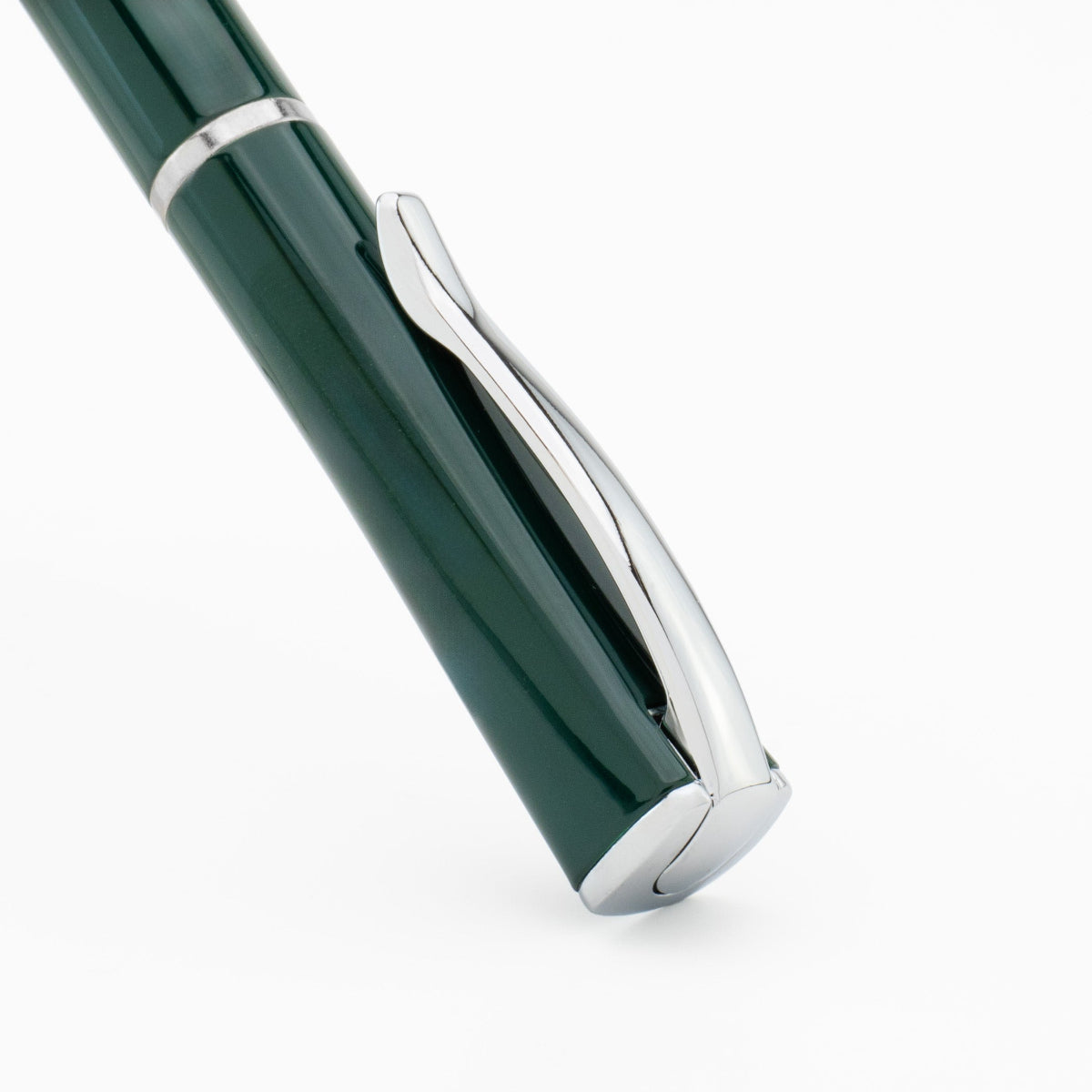 Monteverde Impressa Rollerball Pen - Green with Chrome Trim GEL-Pen Boutique Ltd