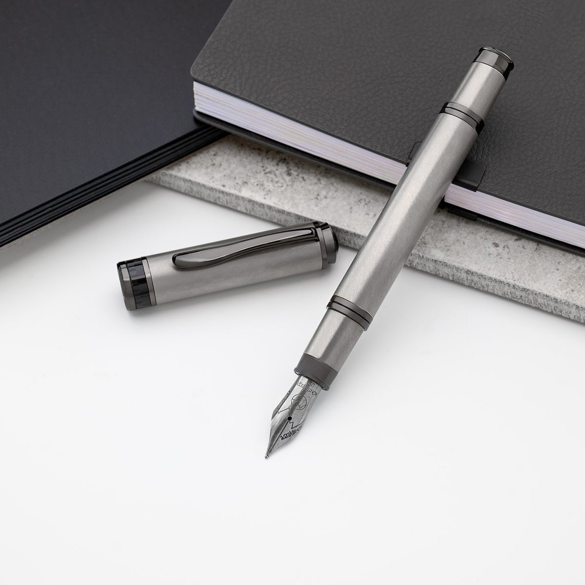 Monteverde Innova Fountain Pen - Titanium (Numbered Edition) - Pen Boutique Ltd