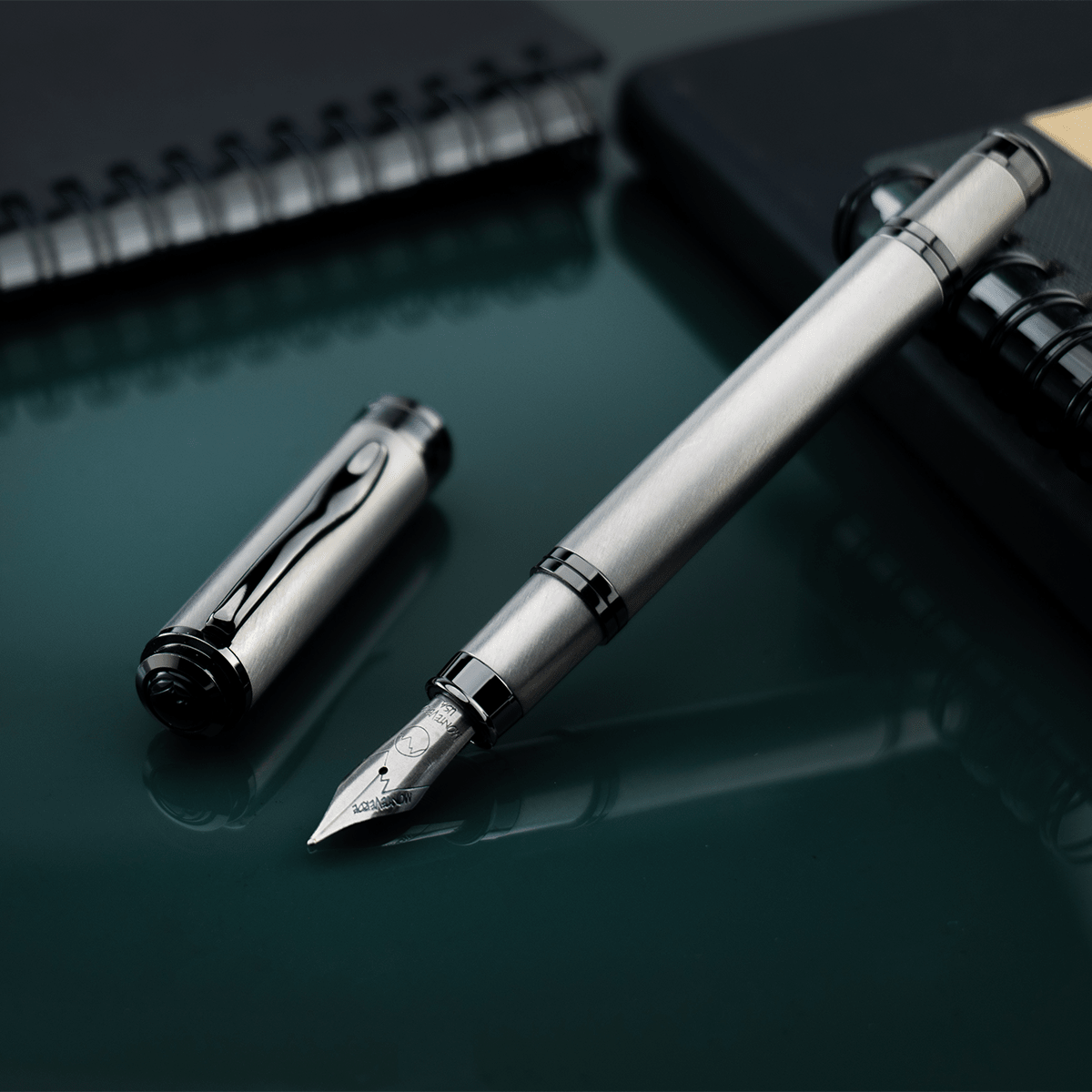 Monteverde Innova Fountain Pen - Titanium (Numbered Edition) - Pen Boutique Ltd