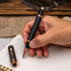 Monteverde Innova Rollerball Pen - Matte Carbon Fiber - Rose Gold Trim-Pen Boutique Ltd