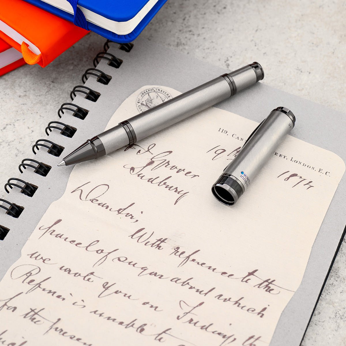 Monteverde Innova Rollerball Pen - Titanium (Numbered Edition) - Pen Boutique Ltd