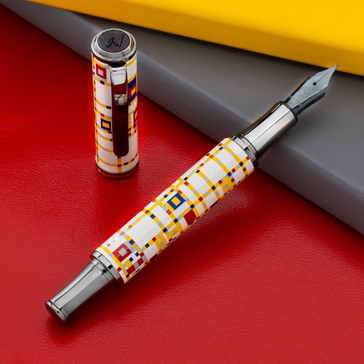 On Sale: Monteverde Regatta Fountain Pen - Mondrian Boogie Woogie (Limited Edition 942) - Pen Boutique Ltd