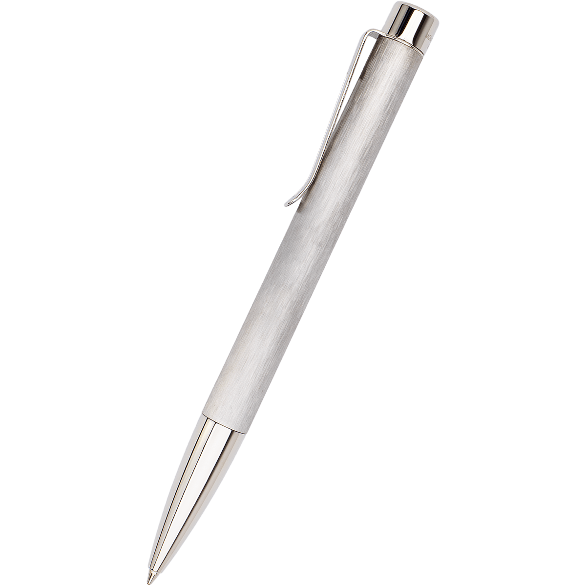 Monteverde Ritma Ballpoint Pen - Brushed Stainless Steel - Pen Boutique Ltd