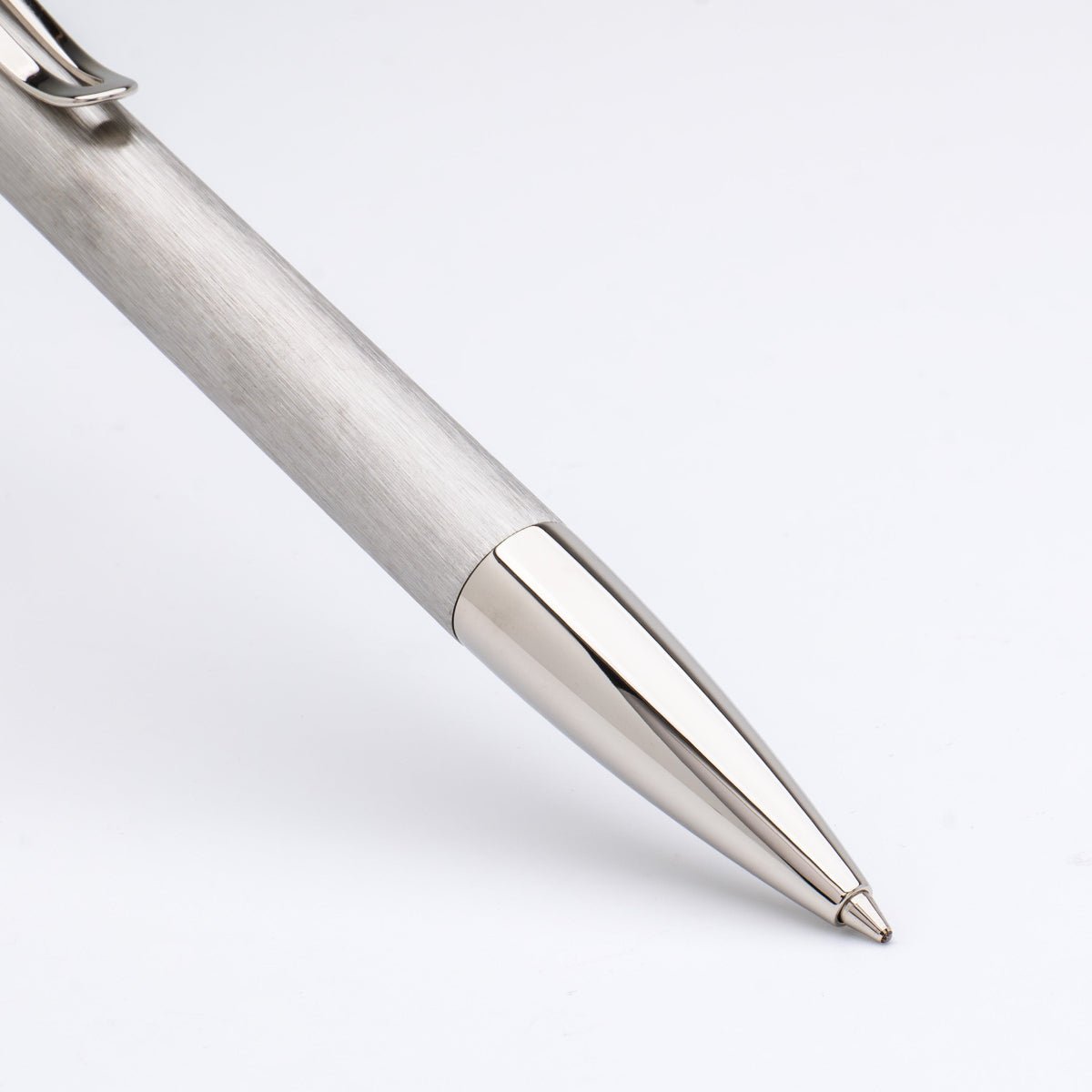 Monteverde Ritma Ballpoint Pen - Brushed Stainless Steel - Pen Boutique Ltd