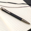 Monteverde Ritma Ballpoint Pen - Matte Carbon Fiber Notebook Set