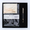 Monteverde Ritma Ballpoint Pen - Matte Carbon Fiber Notebook Set