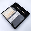 Monteverde Ritma Ballpoint Pen - Matte Carbon Fiber Notebook Set