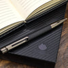 Monteverde Ritma Ballpoint Pen - Matte Carbon Fiber Notebook Set