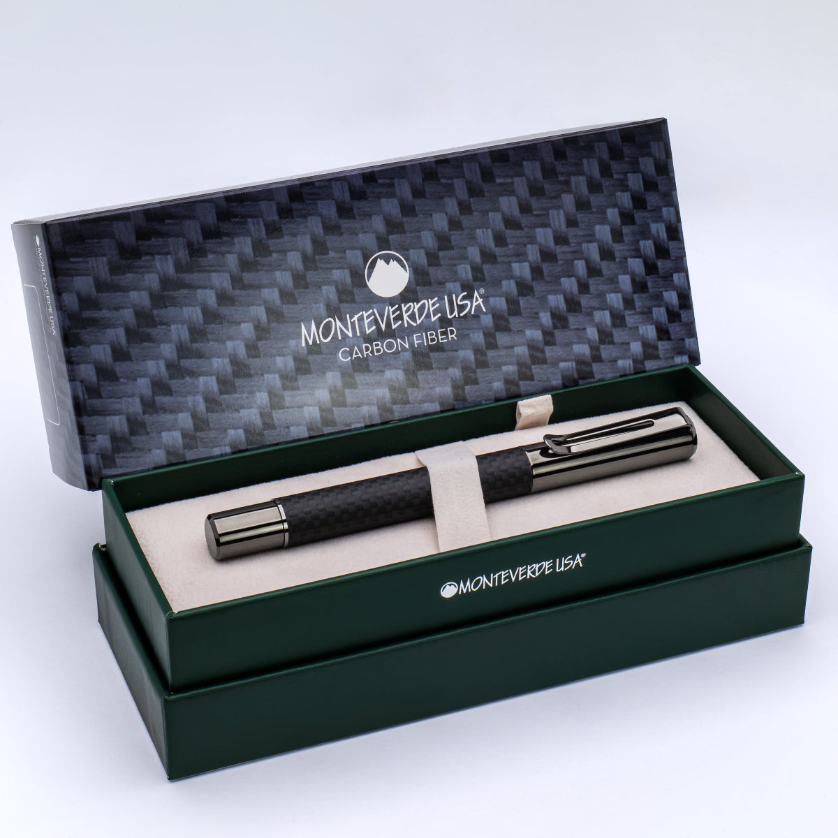 Monteverde Ritma Fountain Pen - Matte Carbon Fiber-Pen Boutique Ltd