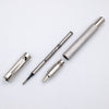Monteverde Ritma Rollerball Pen - Brushed Stainless Steel - Pen Boutique Ltd