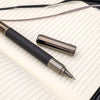 Monteverde Ritma Rollerball Pen - Matte Carbon Fiber Notebook Set