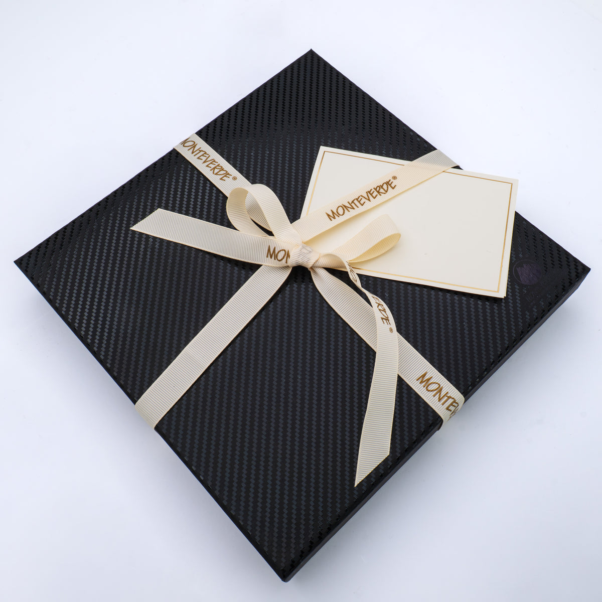 Monteverde Innova Ballpoint Pen Notebook Set - Carbon Fiber - Rosegold
