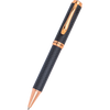 Monteverde Innova Ballpoint Pen - Matte Carbon Fiber - Rose Gold Trim-Pen Boutique Ltd