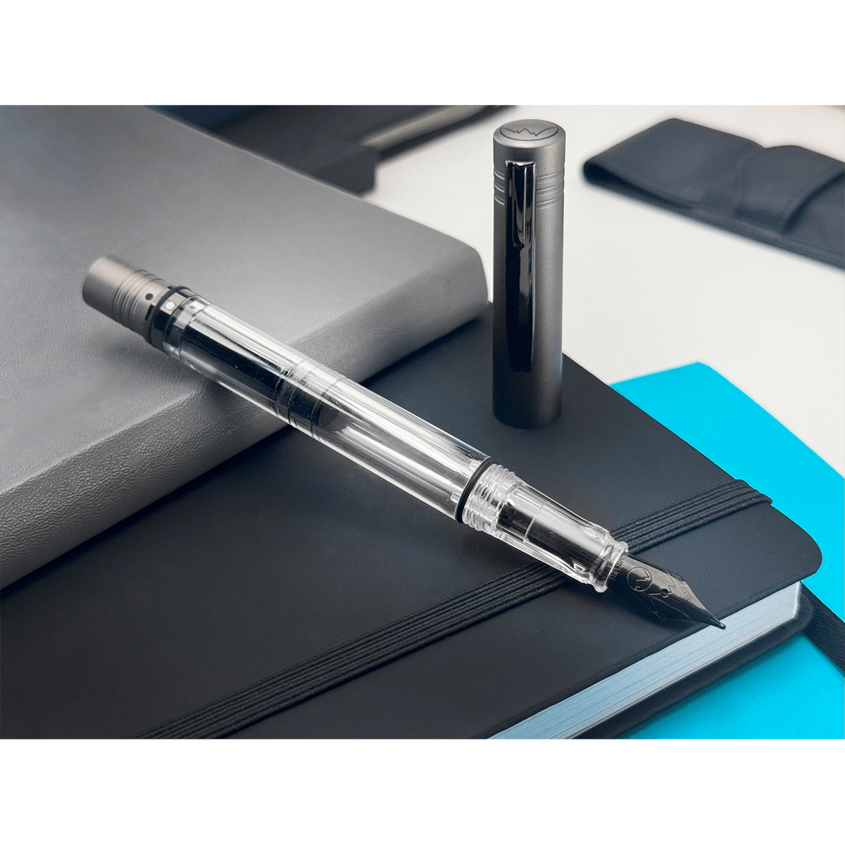 Monteverde MP1 Fountain Pen - Coal Grey - Pen Boutique Ltd