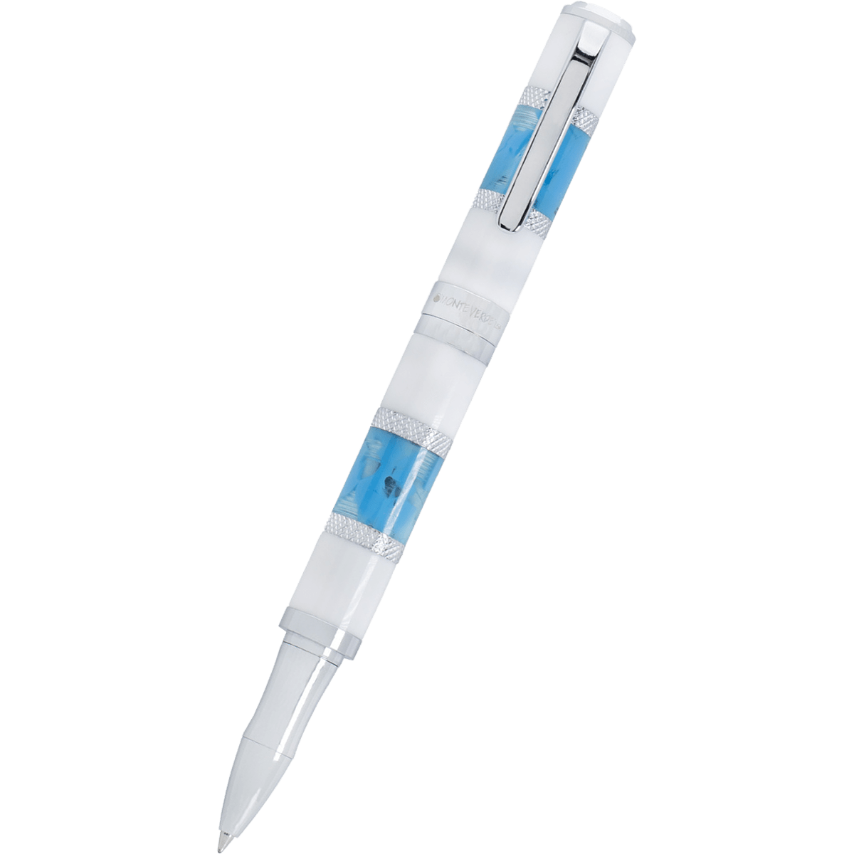 Monteverde Regatta Rollerball Pen - Santorini Blue - Pen Boutique Ltd