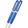 Monteverde Rodeo Drive Blue Fountain Pen (M) and Ballpoint Set. - Pen Boutique Ltd