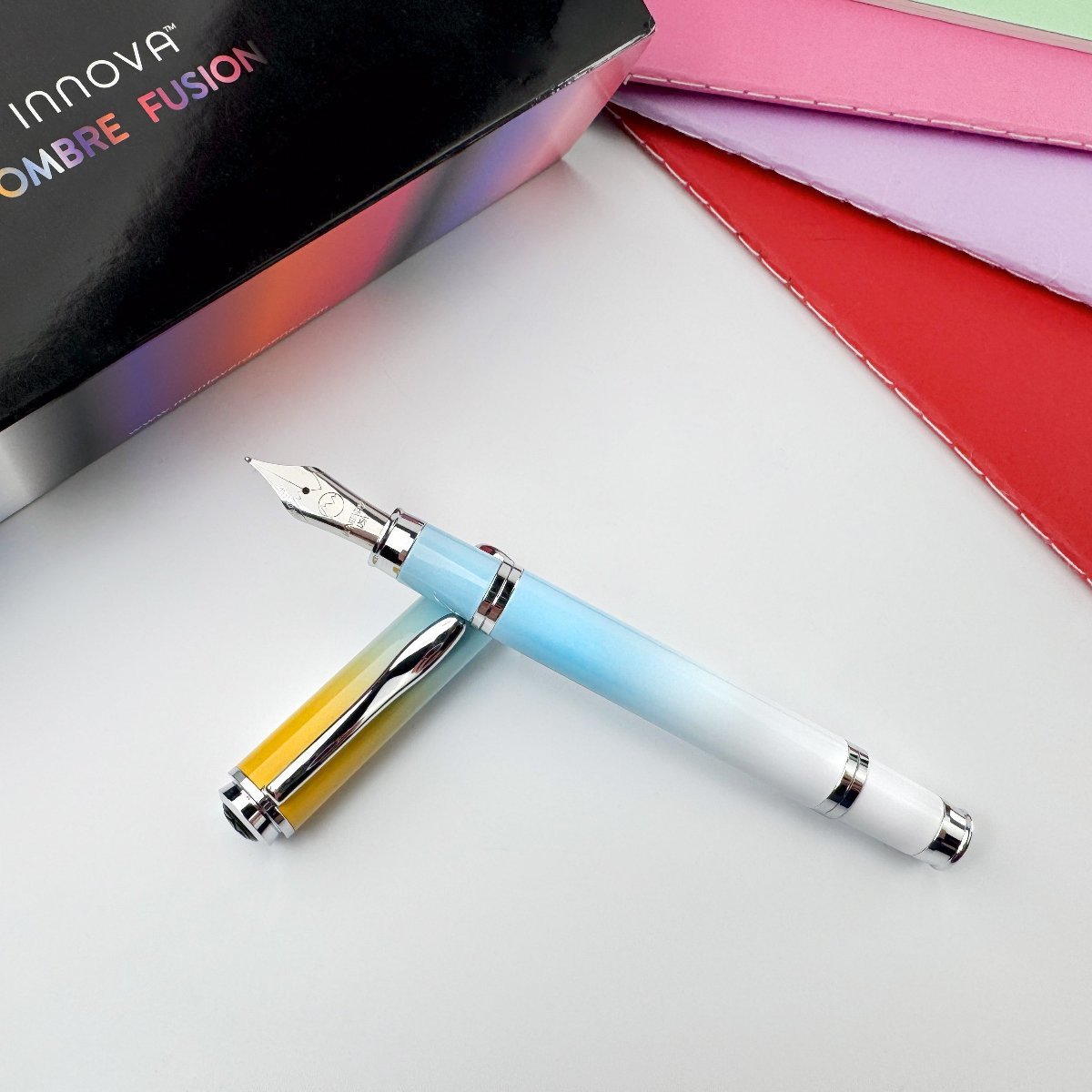 Monteverde Innova Fountain Pen - Ombre Fusion - Bliss - Pen Boutique Ltd