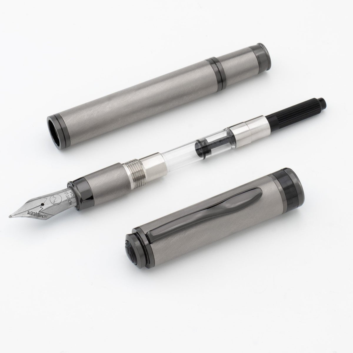 Monteverde Innova Fountain Pen - Titanium (Numbered Edition) - Pen Boutique Ltd