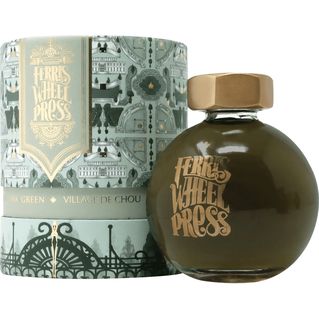 Ferris Wheel Press Ink Bottle - Moss Park Green - 38ml - Pen Boutique Ltd