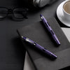 Nahvalur Eclipse Fountain Pen - Hepatizon - Silver Trim - Pen Boutique Ltd
