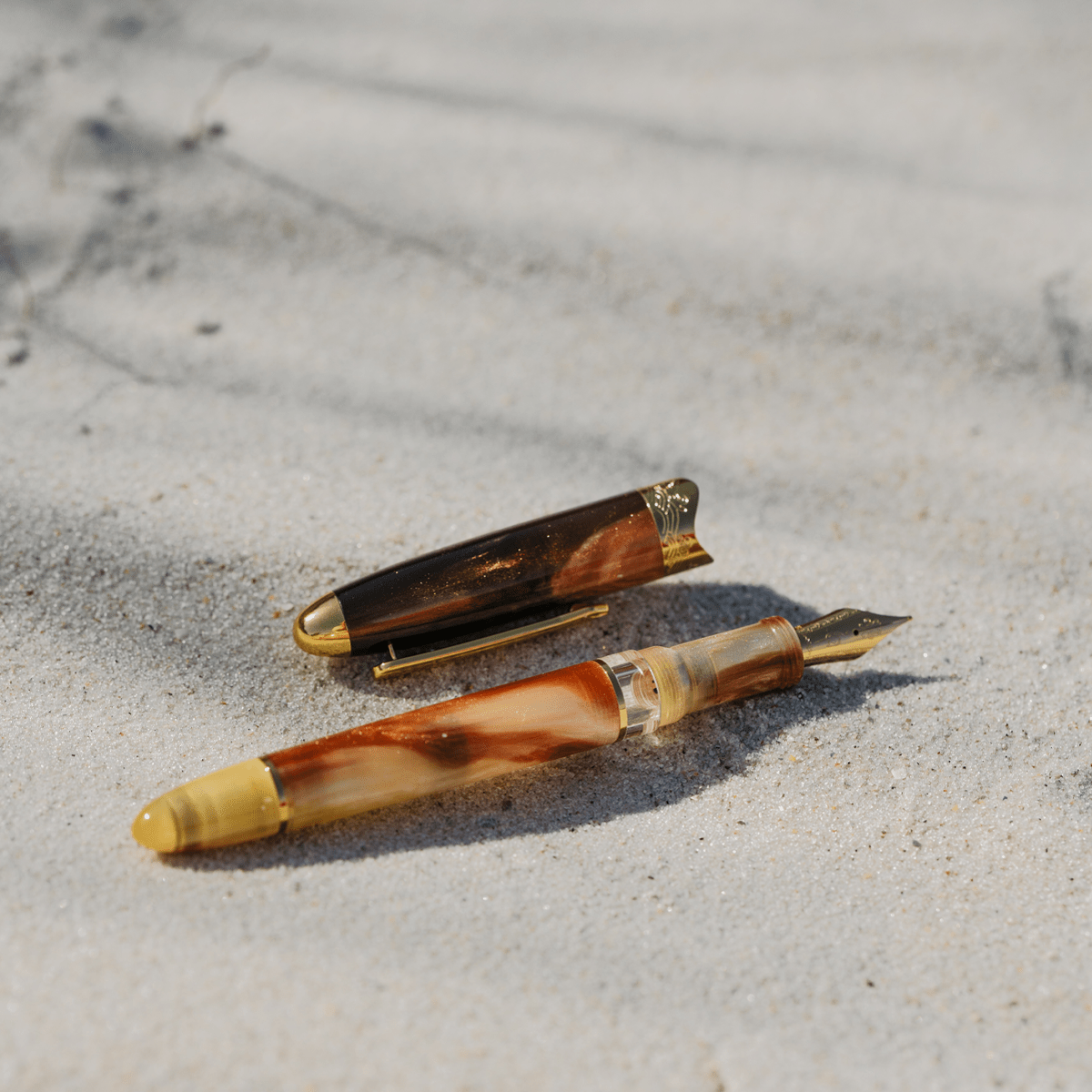 Nahvalur Horizon Fountain Pen - Desert - Pen Boutique Ltd