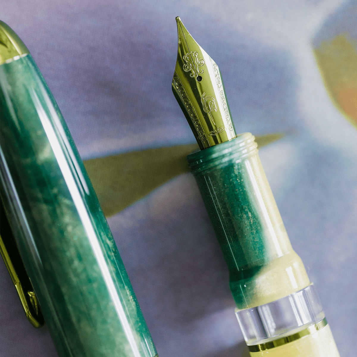 Nahvalur Horizon Fountain Pen - Gaia - Pen Boutique Ltd