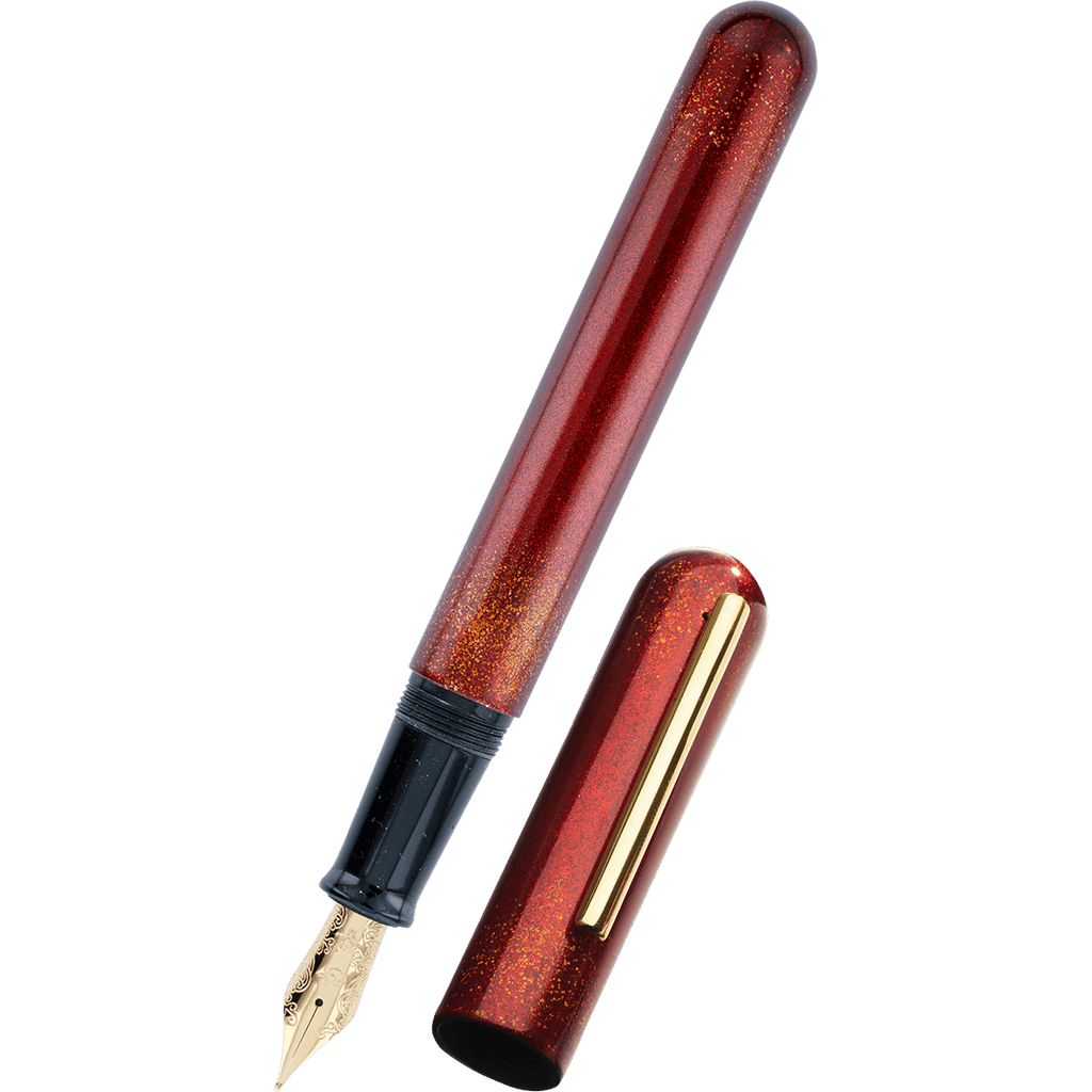 Nahvalur Ikkaku Fountain Pen - Blood Moon – 14K Gold Nib - Pen Boutique Ltd