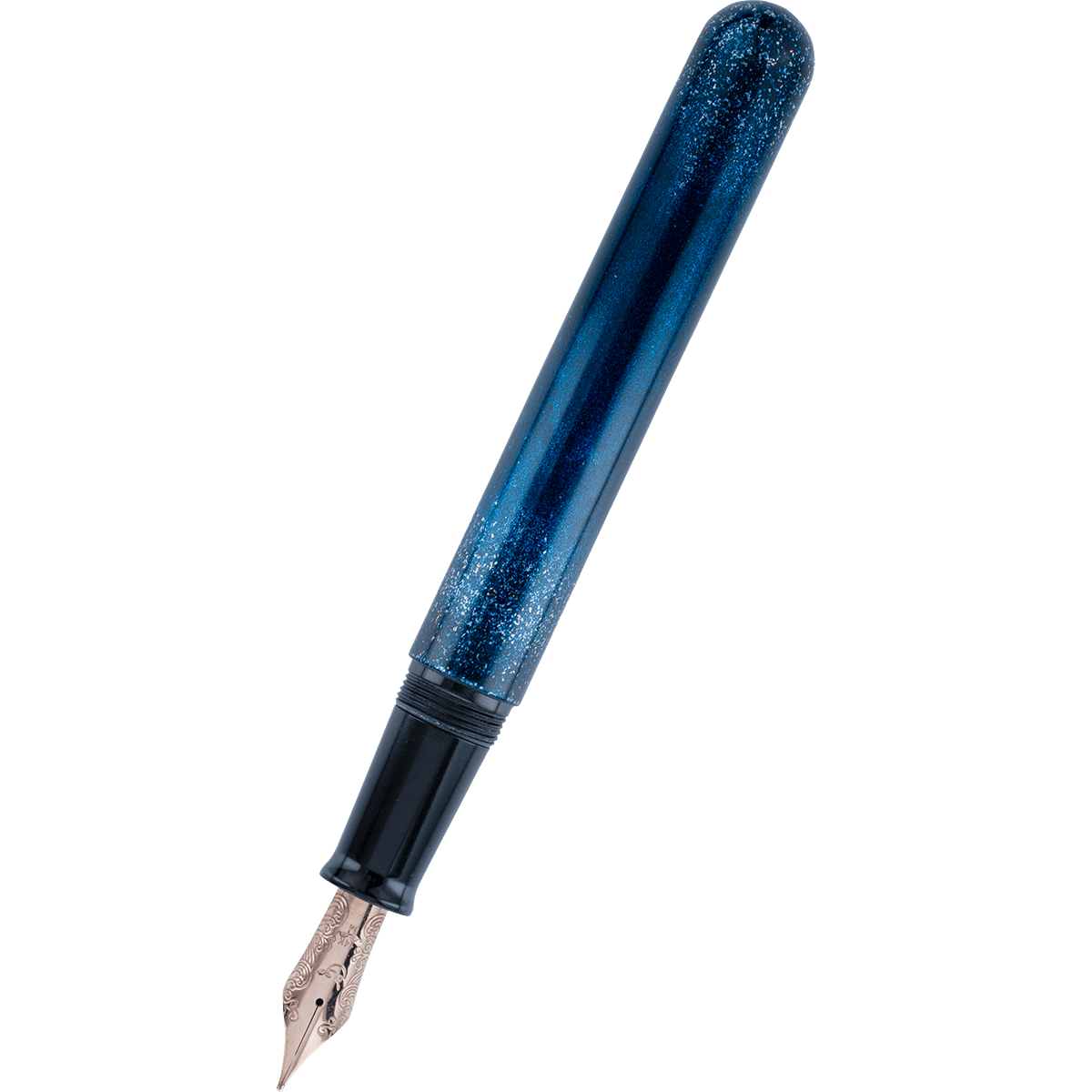 Nahvalur Ikkaku Fountain Pen - Blue Moon – 14K Gold Nib - Pen Boutique Ltd
