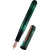 Nahvalur Ikkaku Fountain Pen - Green Moon – 14K Gold Nib - Pen Boutique Ltd