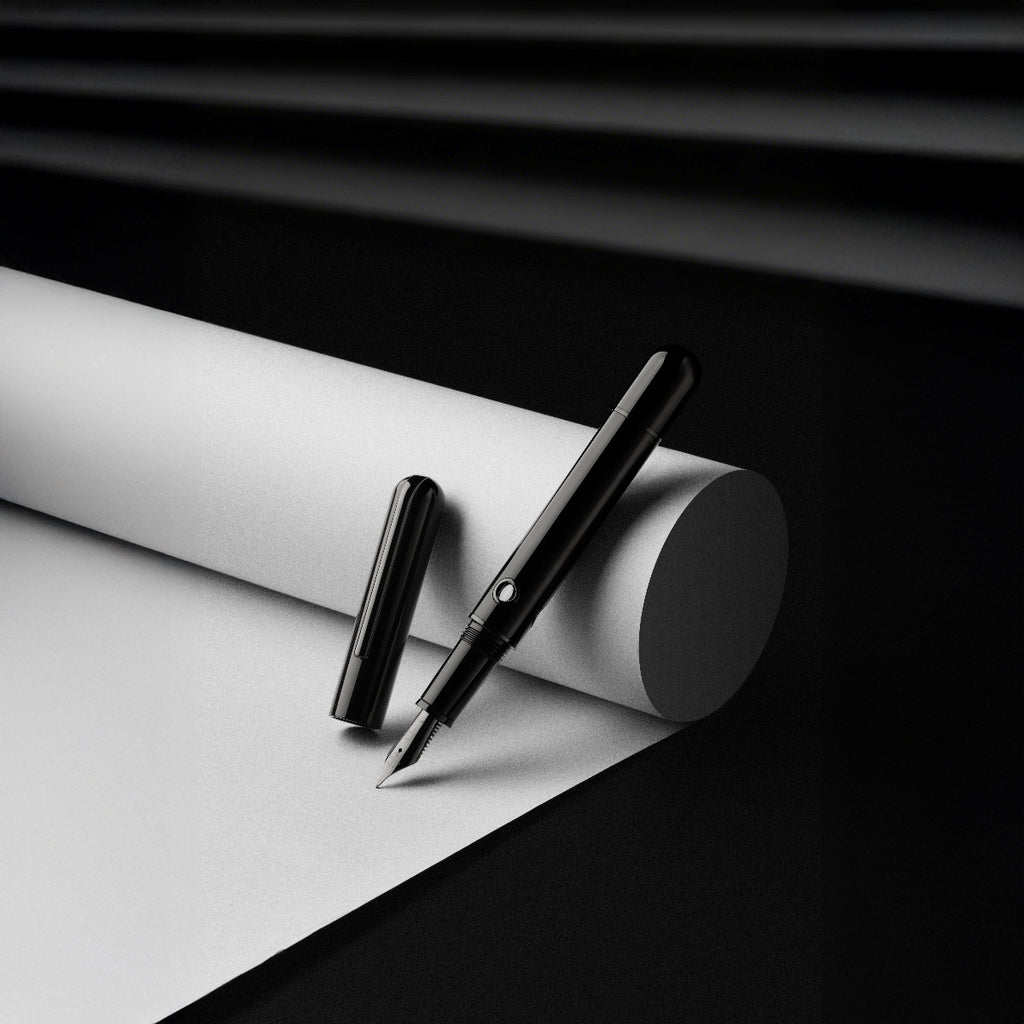 Nahvalur Nautilus Fountain Pen - Cephalopod Black-Pen Boutique Ltd
