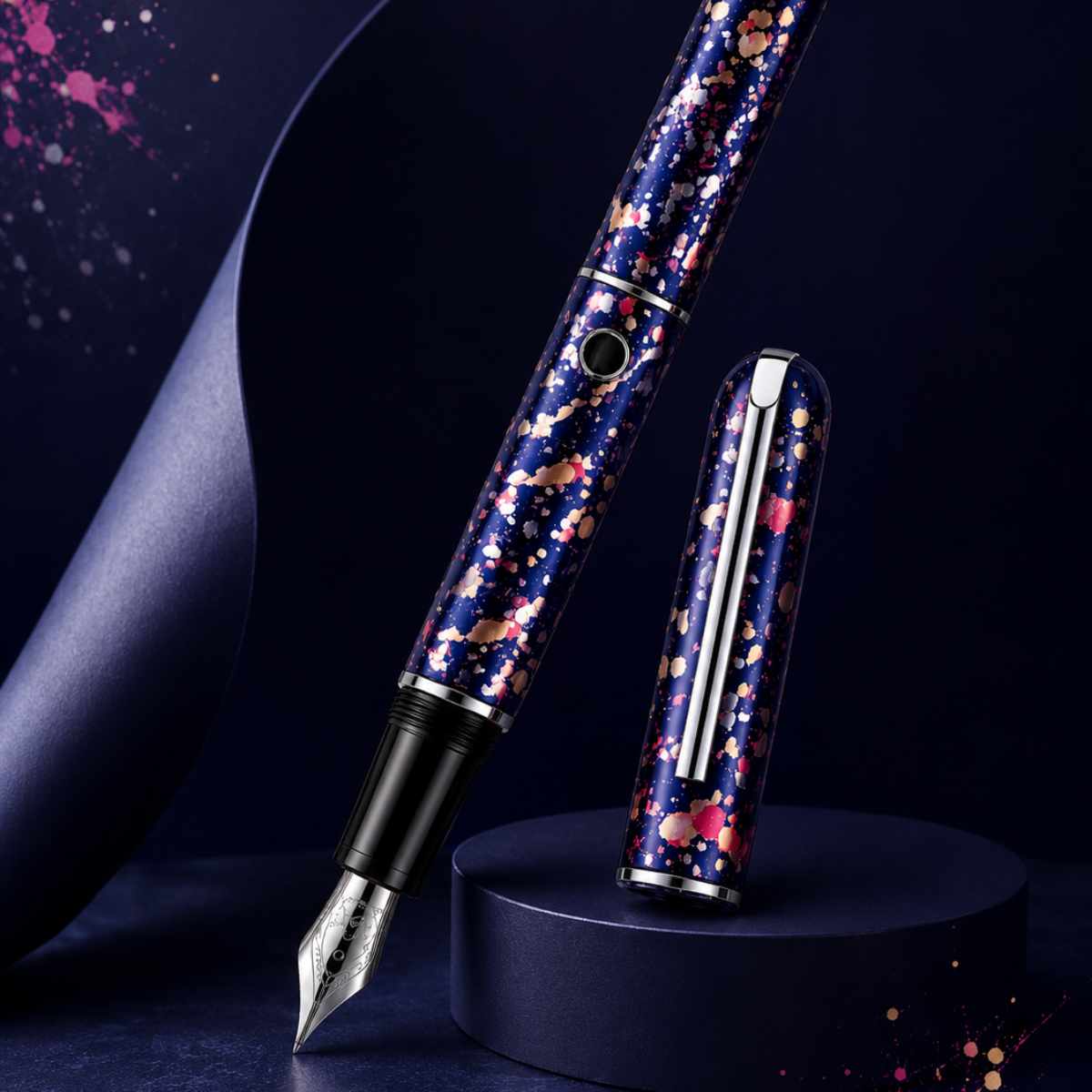Nahvalur Nautilus Fountain Pen - Fireworks-Pen Boutique Ltd