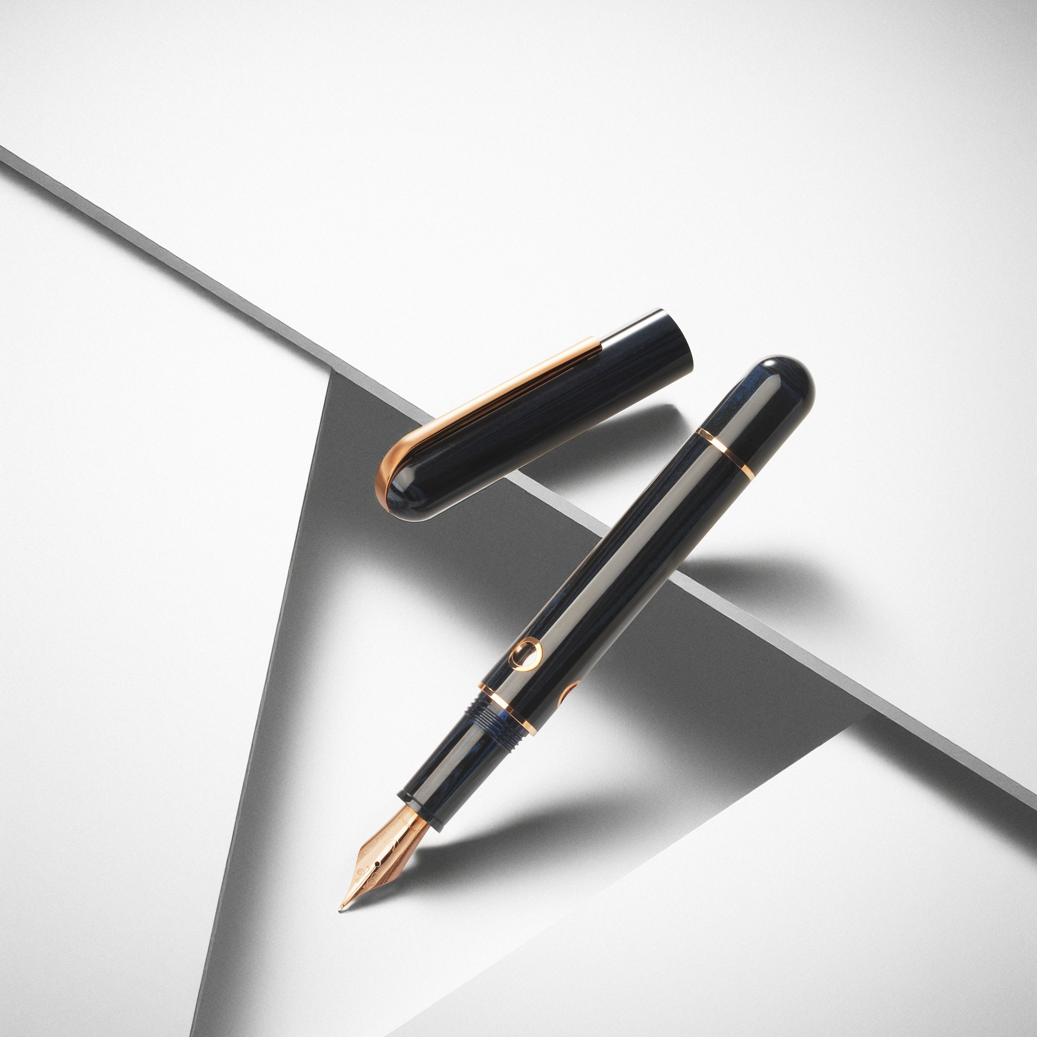Nahvalur Nautilus Fountain Pen - Maylandia Blue - Pen Boutique Ltd