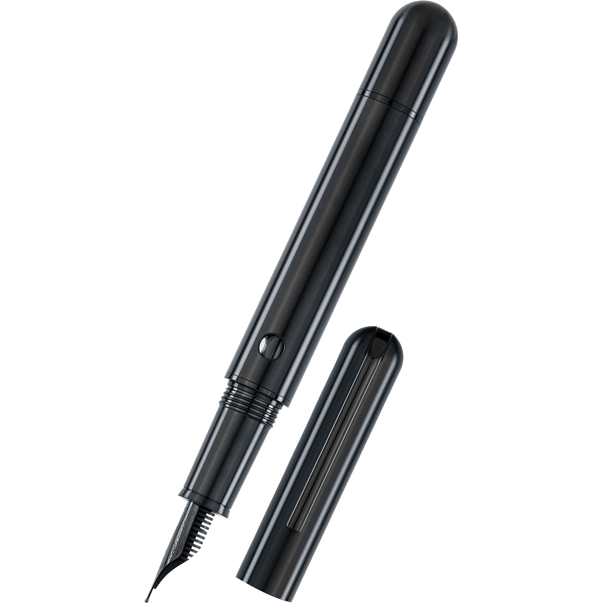 Nahvalur Nautilus Fountain Pen - Ti Black - Pen Boutique Ltd