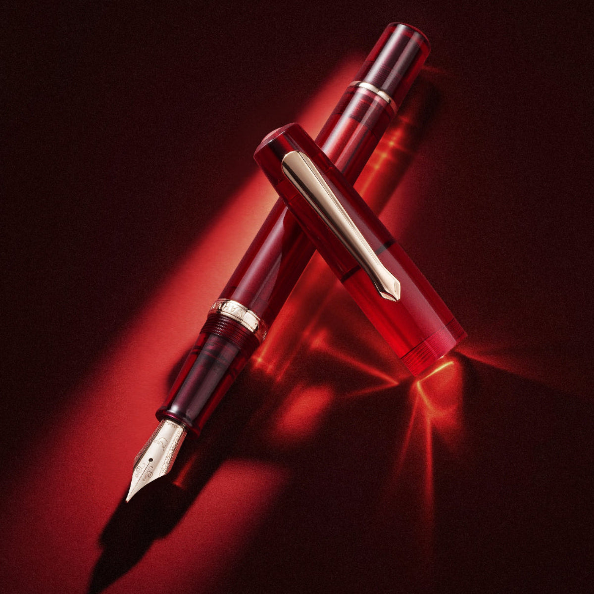 Nahvalur Original Fountain Pen - Burgundy Wine-Pen Boutique Ltd
