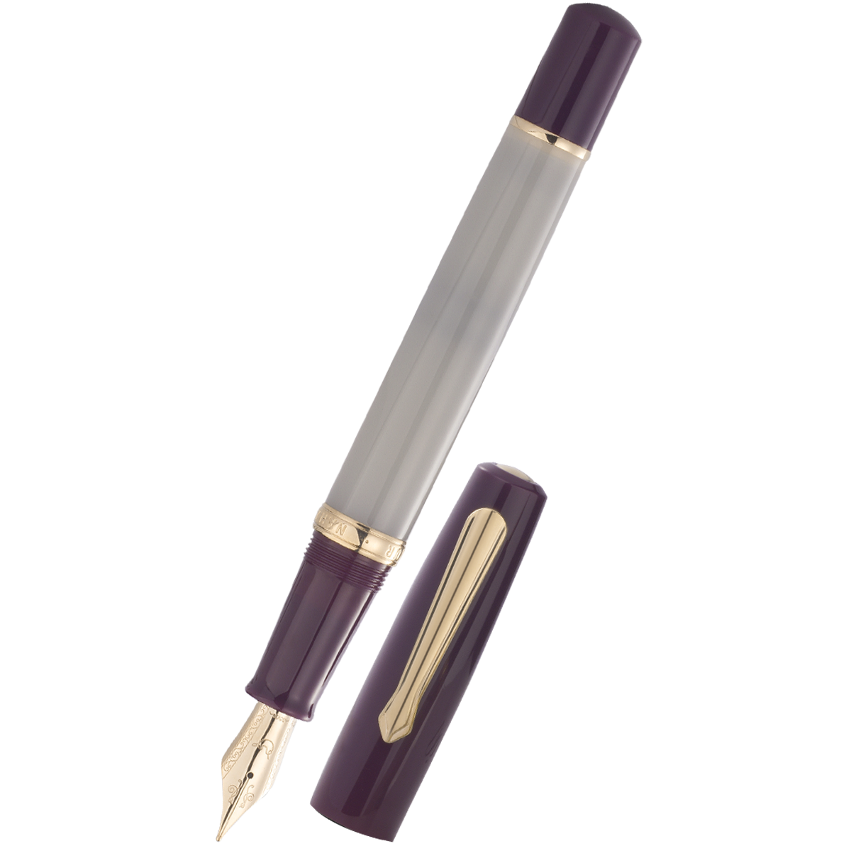 Nahvalur Original Fountain Pen - Violet Ash-Pen Boutique Ltd