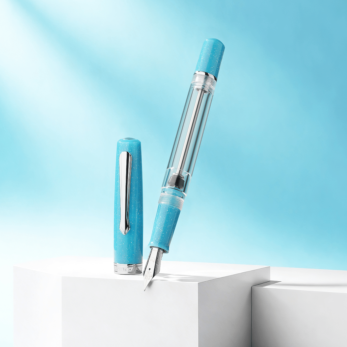 Nahvalur Original Plus Fountain Pen - Powder Blue - Pen Boutique Ltd