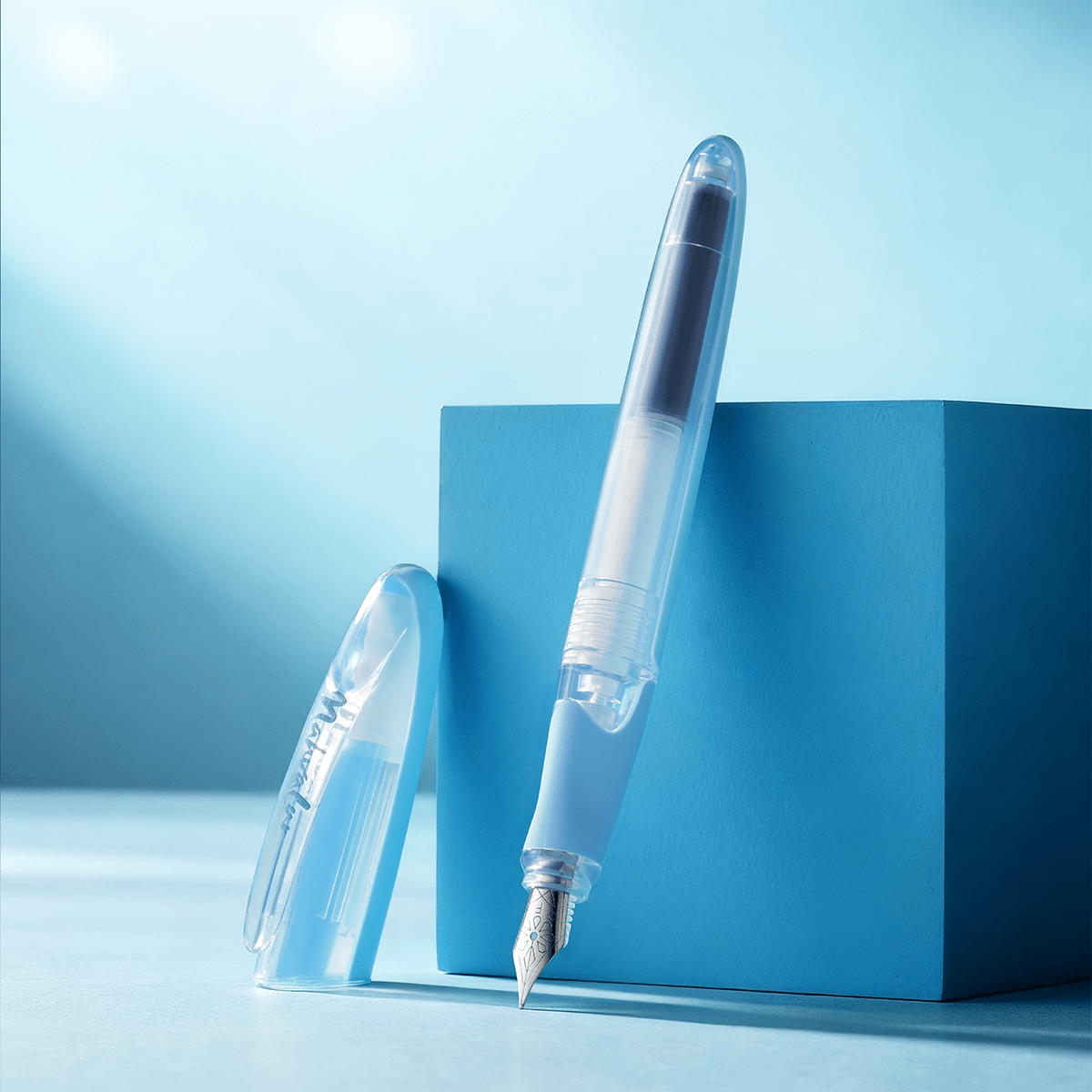 Nahvalur Triad Fountain Pen - Azure - Pen Boutique Ltd