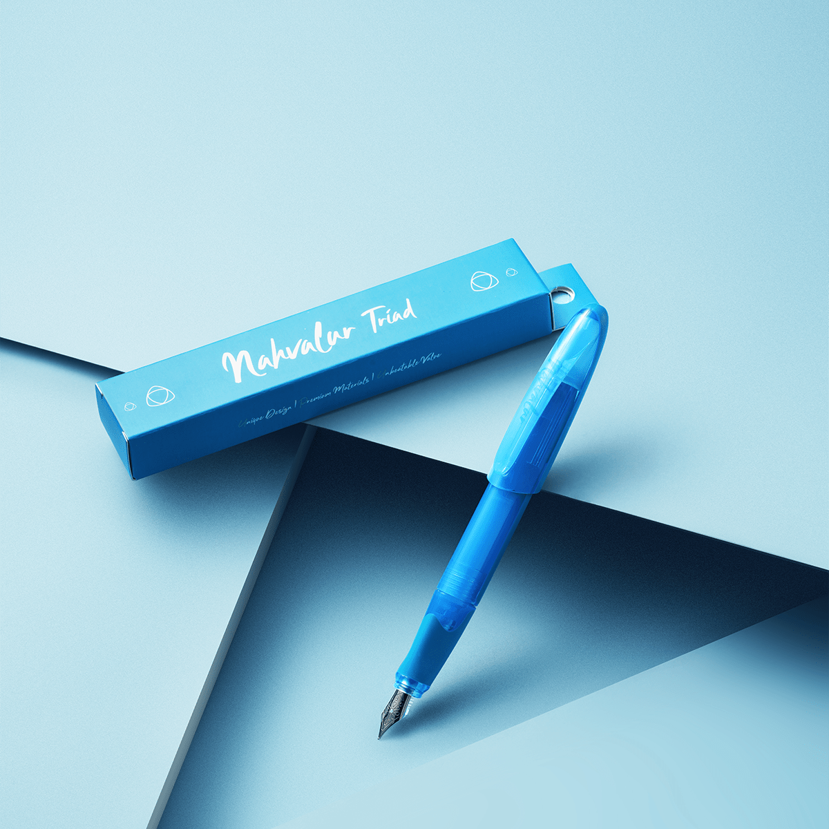 Nahvalur Triad Fountain Pen - Blue - Pen Boutique Ltd