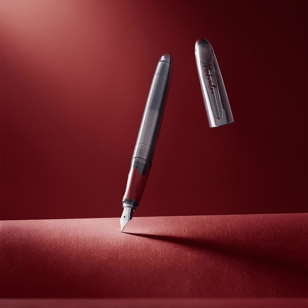 Nahvalur Triad Fountain Pen - Crimson - Pen Boutique Ltd