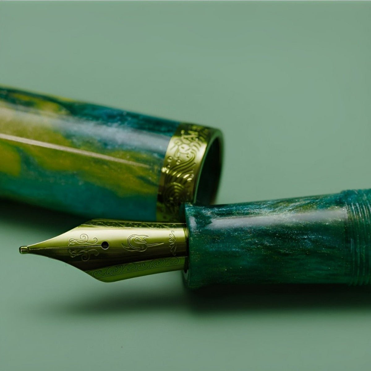 Nahvalur Voyage Fountain Pen - The Spring - Pen Boutique Ltd