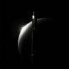 Nahvalur Eclipse Fountain Pen - Black - Gold Trim - Pen Boutique Ltd