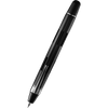 Nahvalur Eclipse Fountain Pen - Black - Silver Trim - Pen Boutique Ltd