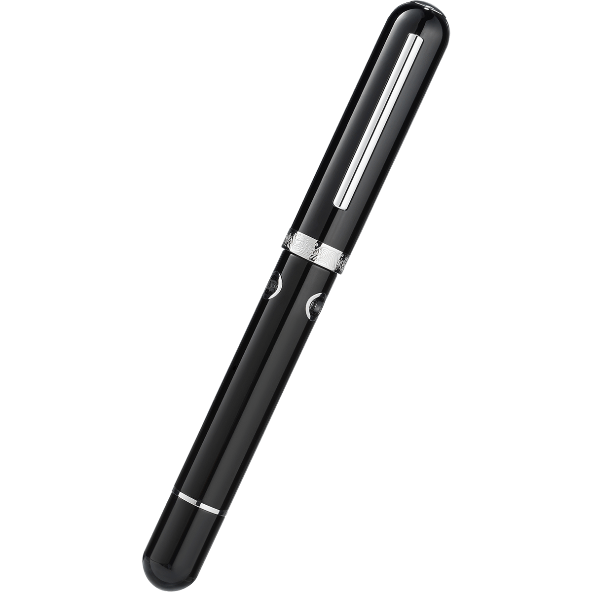 Nahvalur Nautilus Fountain Pen - Cephalopod Silver - Pen Boutique Ltd